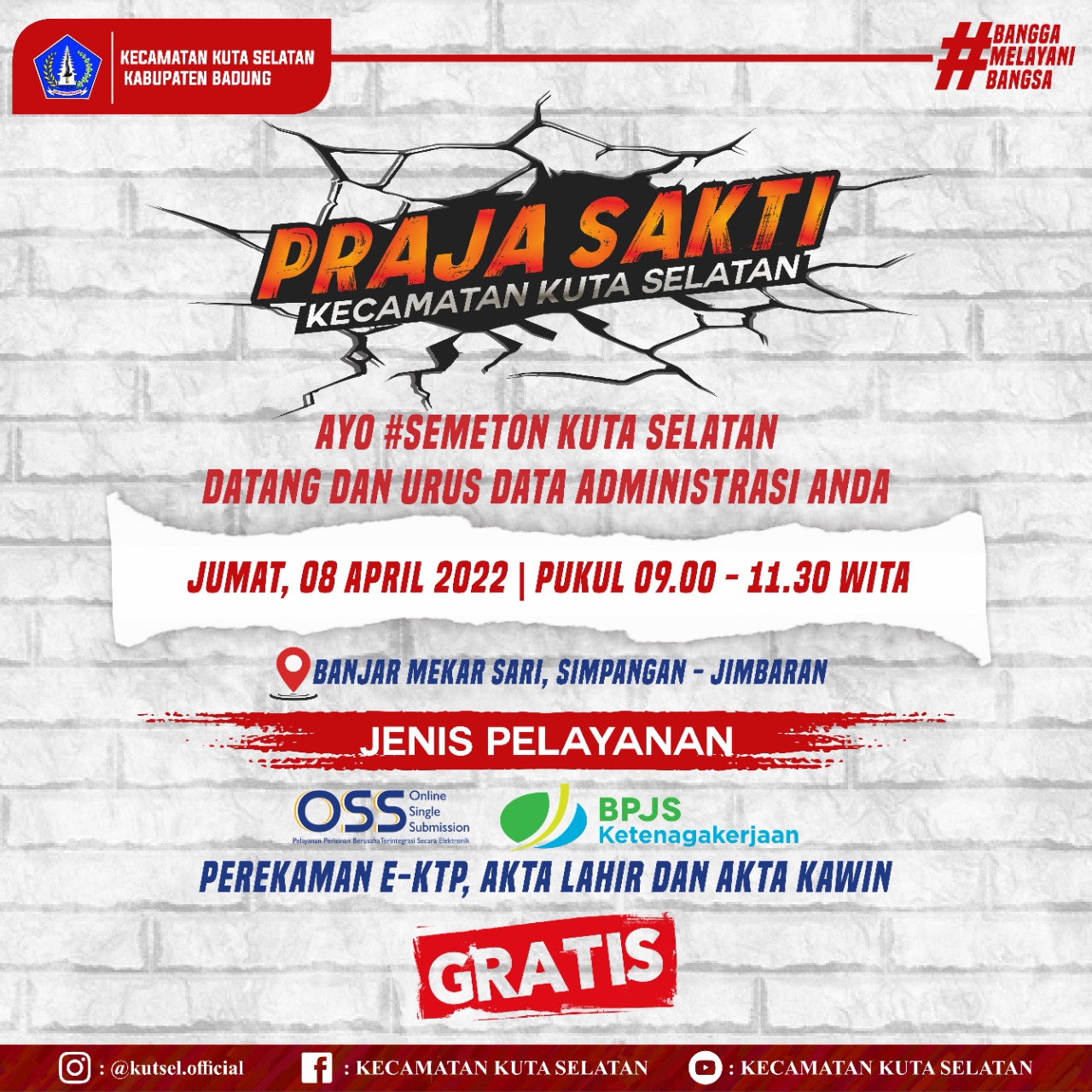 PRAJA SAKTI Kecamatan Kuta Selatan Jimbaran